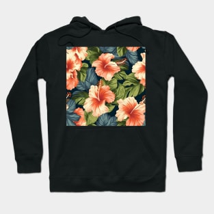 Hibiscus Flowers Pattern 9 Hoodie